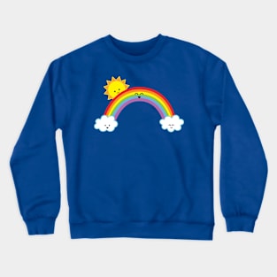 Happy Rainbow | by queenie's cards Crewneck Sweatshirt